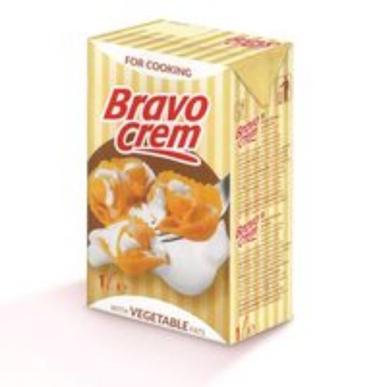 Slika Bravo crem CUCINA biljno vrhnje za kuhanje 1 L ❗ Ovaj artikl moguće je preuzeti samo osobno u trgovini.